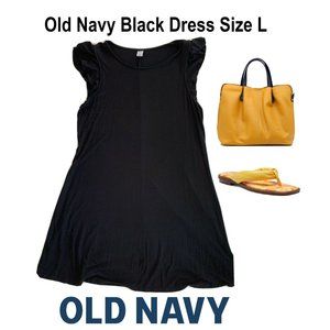 Old Navy Womens Black Dress Size L Large